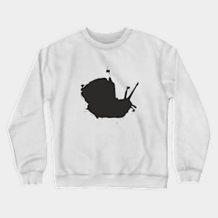 Snail grunge daub Crewneck Sweatshirt